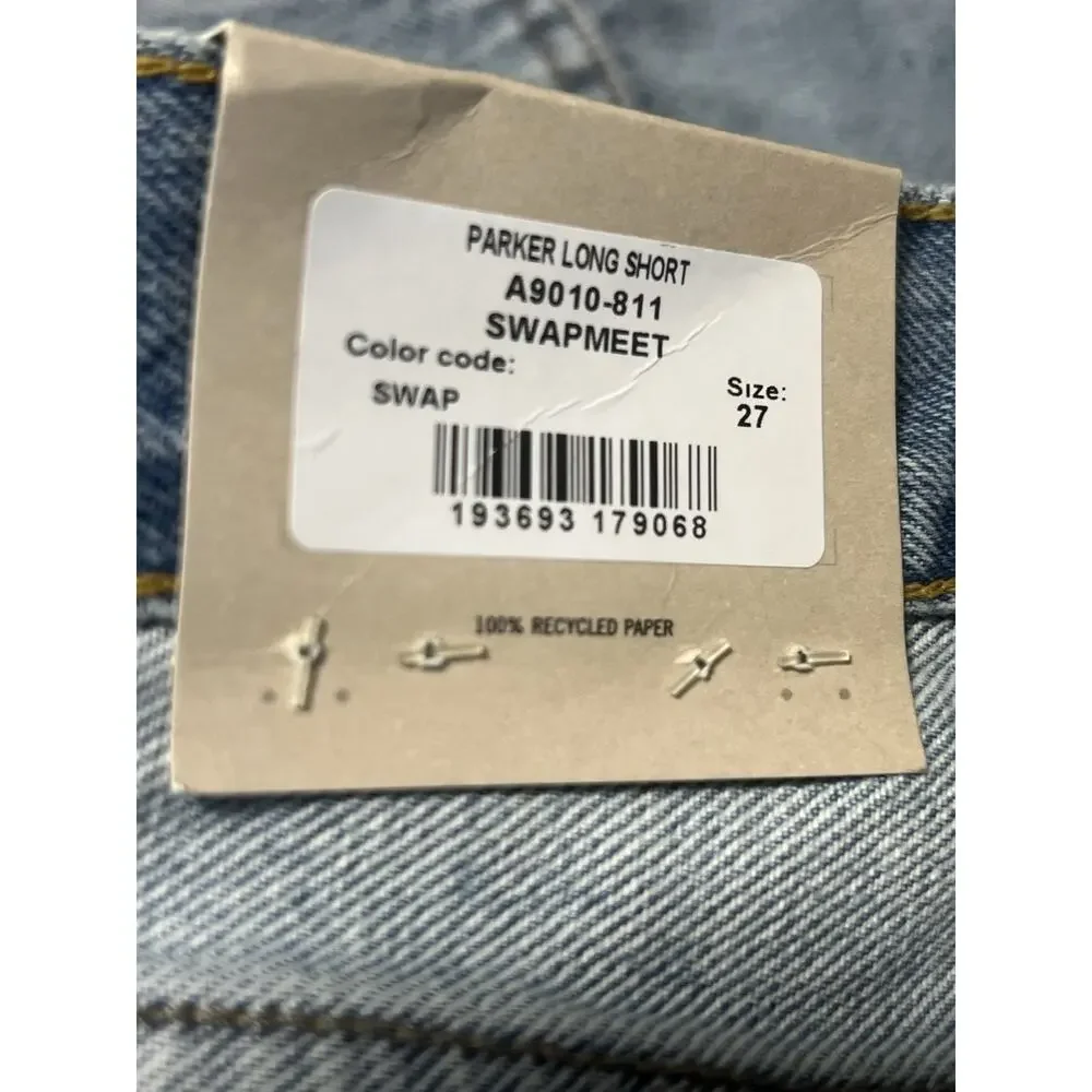 Agolde Parker Long Short Size 27 in Swapmeet Denim Jean Shorts